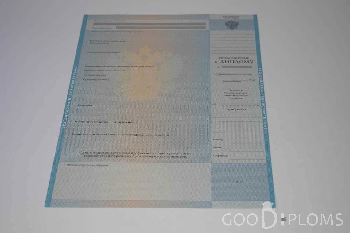 Приложение к Диплому Бакалаврав период c 2009 по 2010 год - Балхаш