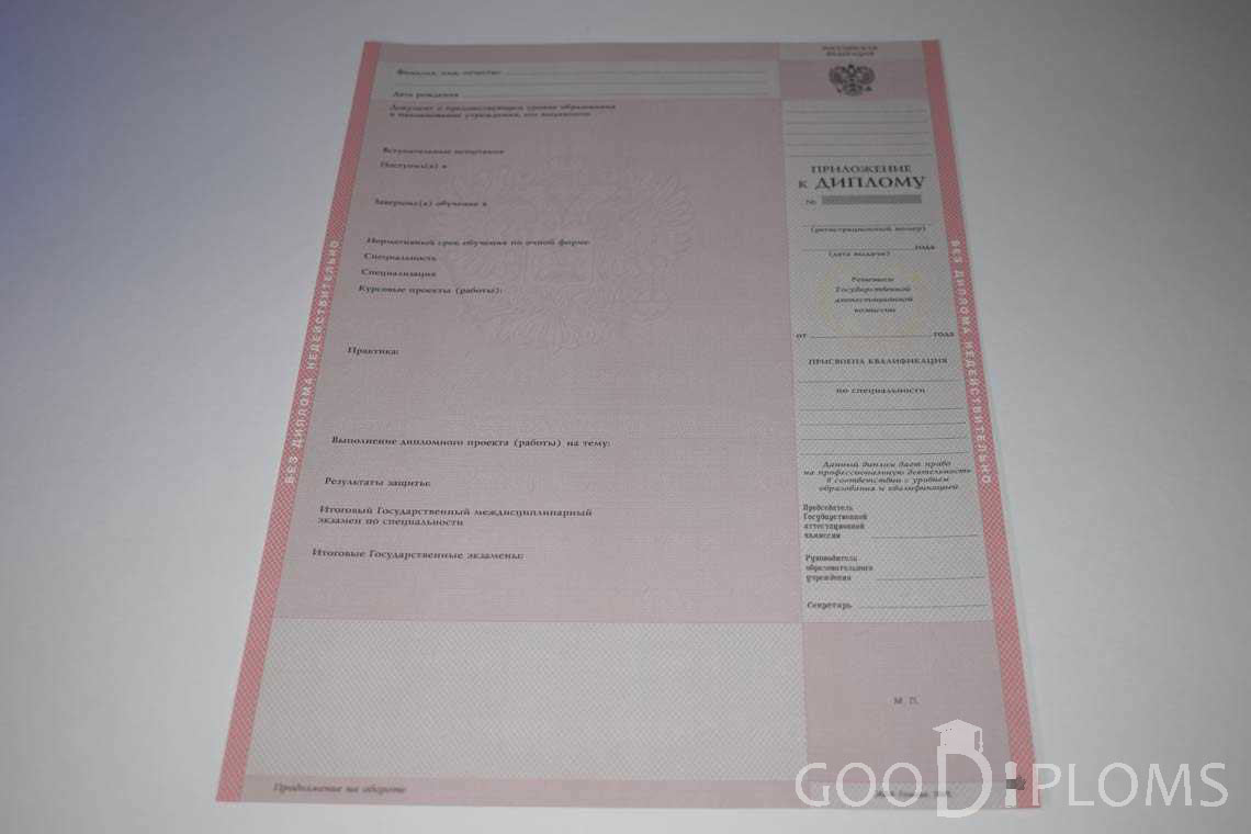Приложение к Диплому Техникума с Отличием  в период c 2003 по 2007 год - Балхаш