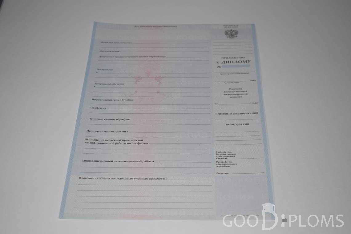 Приложение к Диплому Техникума с Отличием в период c 2008 по 2010 год - Балхаш