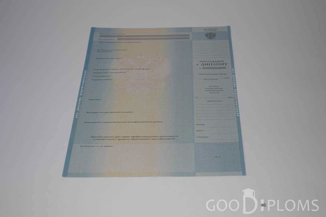 Приложение к Диплому о Высшем Образовании с Отличием - Балхаш