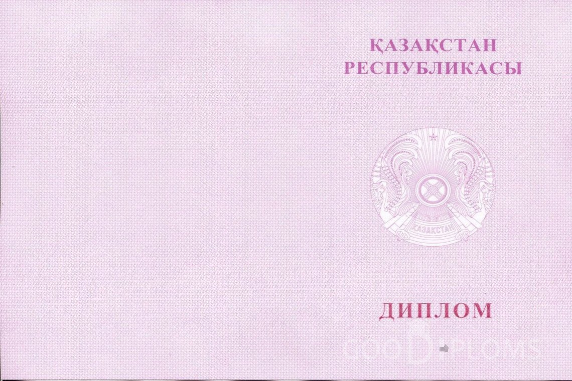 Казахский диплом магистра с отличием - Обратная сторона- Балхаш